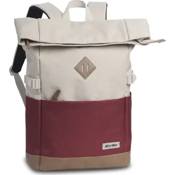 Městský batoh Městský rolovací batoh Bestway Campus 40327 červený 19L - stylový a praktický batoh na každodenní nošení