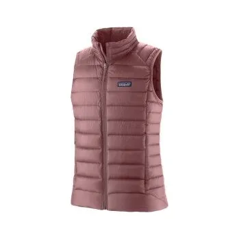 Dámské oblečení Patagonia Down Sweater Vest Women Dulse Mauve růžová S