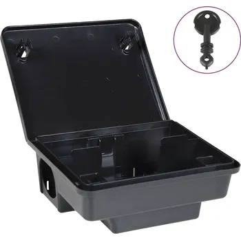 Hubení hlodavce pasti na myši 4 ks černé 23x19x9,5 cm - 8721158709554