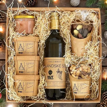 Nutworld.cz Firemní dárková krabice XXL 2 VÝBĚR PRODUKTŮ