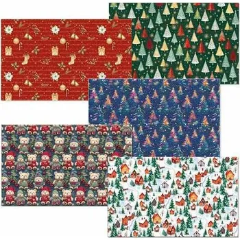 Balící papír ARGUS Balící papír STANDARD vánoční motiv arch 100x70 MIX box 80 rolí 09210011