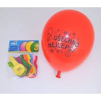 Balónek Balonek naf. PG90 VSE / 10 ks
