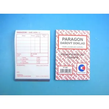 Paragon- daňový doklad A7, propis., 50l /PT009/