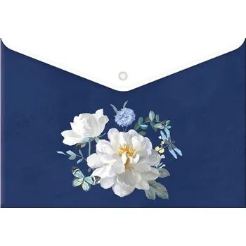 Obálka ARGUS Plastová obálka s drukem A4 bíly kvet 16500400