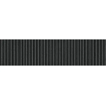 Dlažba Obklad do koupelny nebo kuchyně barevný Murano Black 7,5x30 cm