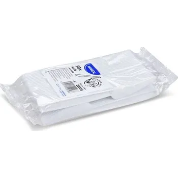 Jednorázové nádobí Nůž (PP) bílý 18,5cm (50ks),(22008)
