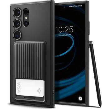 Kryt na mobil Spigen Liquid Slot Matte Black Samsung Galaxy S24 Ultra