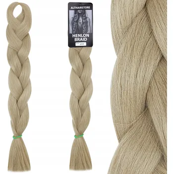 Příčesek Syntetické vlasy 100% Henlon PRO Umělý Přírodní Blond 60 cm #24