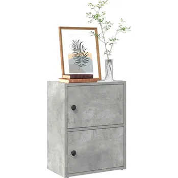 Knihovna Knihovna betonově šedá 40x24x52 cm kompozitní dřevo - 8721158664716