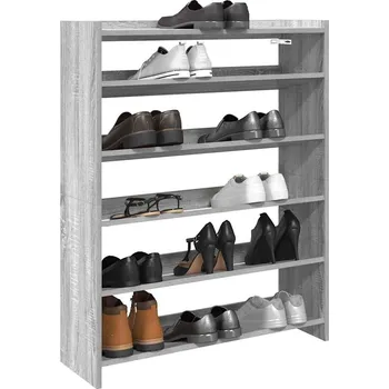 Botník Botník šedý sonoma 80x25x100 cm kompozitní dřevo - 8721158649324