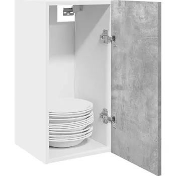 Kuchyňská skříňka Závěsná skříňka "Lyon" betonově šedá 30 x 31 x 60 cm, dřevěné podlahy - 8721158436252