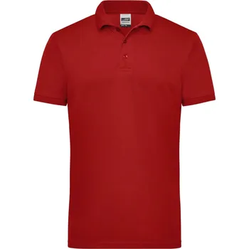Daiber Pánská polokošile Workwear Polo JN830 Barva: Vínová, Velikost: M