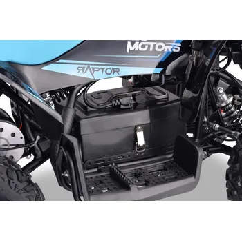 Dětské elektrovozidlo Elektrická čtyřkolka pro děti Beneo Motors Raptor modrá - 800W