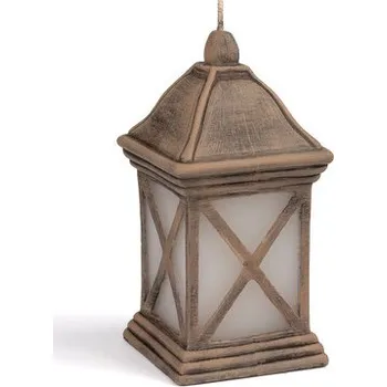 Svíčka Svíčka LED 370g lucerna bronzová