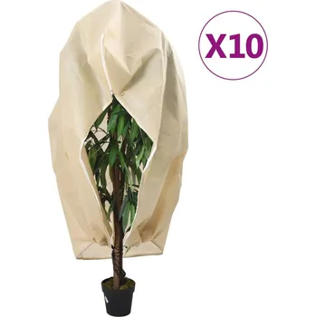Geotextilie Ochranné návleky na rostliny na zip 10 ks 70 g/m² 2,36 x 2 m - 8721012106185