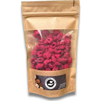 Sušené ovoce Maliny lyofilizované – sladké mlsání bez přidaného cukru 20 g Doypack ZIP