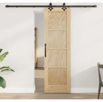 Interiérové dveře vidaXL Posuvné dveře ORKDAL Hnědá 61 x 198,5 cm Masivní borové dřevo [3333632]