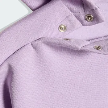 ADIDAS Dětská sportovní souprava Essentials FIALOVÁ|RŮŽOVÁ