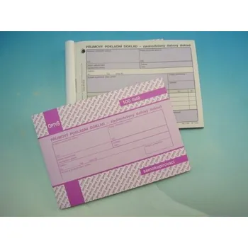 Tiskopis Doklad příjmový zjednoduš. A6 NCR, propois. /OP1304/