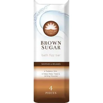 Koupelová sůl ELYSIUM SPA Fizz bar BROWN SUGAR 4x50G