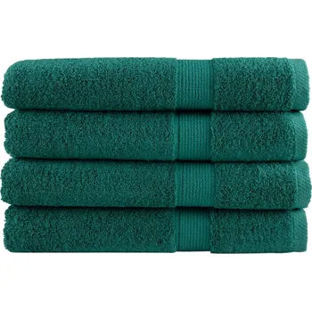 Utěrka Premium ručníky SOLUND 4 ks zelené 100 x 200 cm 600 g/m² - 8721012149830