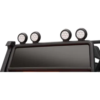 Dětské elektrovozidlo Beneo Elektrické autíčko Land Rover Defender 110 SVX 12V, černé, 4X4 pohon, LED světla, přední i zadní odpružení kol, 2.4 GHz dálkové ovládání, USB/Aux Vstup, Bluetooth, Lithiová baterie, 4 X 25W motor, ORIGINÁL licence