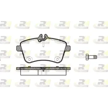 Brzdová destička ROADHOUSE Sada brzdových destiček RDH 21130.00