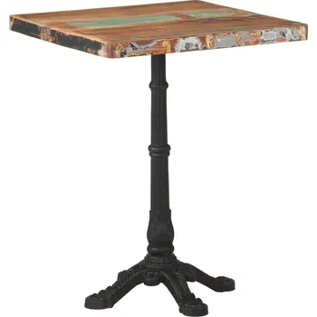 Konferenční stolek Balkonový stolek 60 x 60 x 76 cm masivní recyklované dřevo - 8720286069097