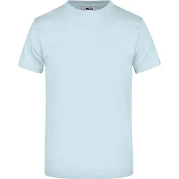 Pánská móda James&Nicholson Unisex triko JN002 Light Blue 5XL