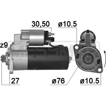 Auto-moto ERA Startér ERA 220053A