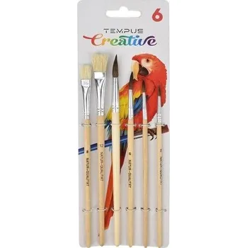 Umělecký štětec Sada štětců Creative, 6 ks