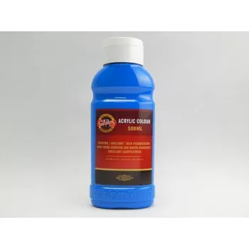Výtvárné potřeby KOH-I-NOOR Barva akrylová 500ml modř světlá 0400