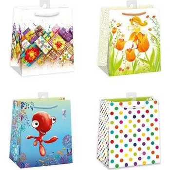 Dárková taška ARGUS Dárková papírová taška 19 x 23 cm mix 12 ks 07450005h