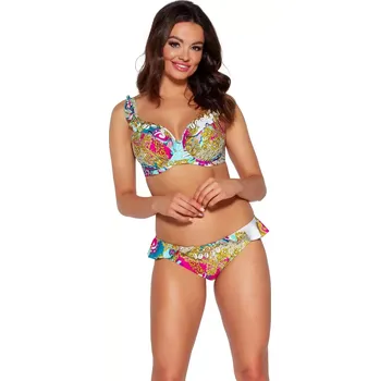 Dámské plavky PLAVKOVÁ PODPRSENKA SK 161 TYRKYSOVÁ PAISLEY TYRKYSOVÉ PAISLEY 75C