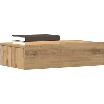 Noční stolek Noční stolek dub artisan 60x35 cm kompozitní dřevo - 8721158760548