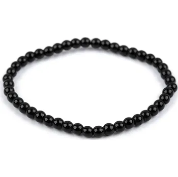 Náramek Výprodej - Perlový náramek - černá Varianta: 8 (Ø6 mm) černá, Balení: 1 ks
