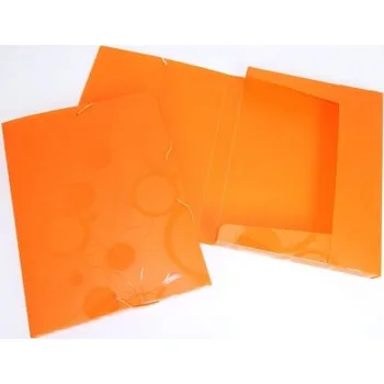 Archivační box Krabice s gumou A4 NEO Colori oranžová 2-945