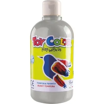 Vodová barva Barva temperová Toy color 0.5 l metal stříbrná 25