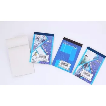 Blok Blok poznámkový A7 čistý šitý 50l eko /17050/4/