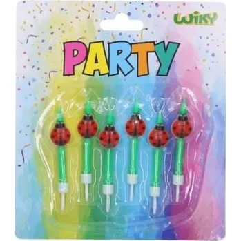 Dortová svíčka Svíčka party BERUŠKA 6 ks (W039272)