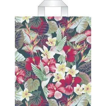 Taška 45 x 40 s uchy ibišek