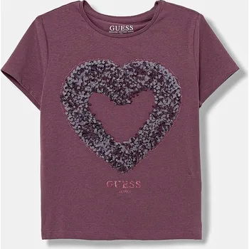 Chlapecké tričko Dětské tričko Guess J5BI36.J1314.9BYA fialová 49X, vel. 147-157