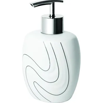 Dávkovač mýdla Ruční dávkovač mýdla stojací Bisk 800 ml bílý