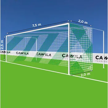 Sportovní branka Síť Cawila Tornetz 7,50x2,50m Tiefe 2,0x2,0m 1000871066-gruen Velikost OS