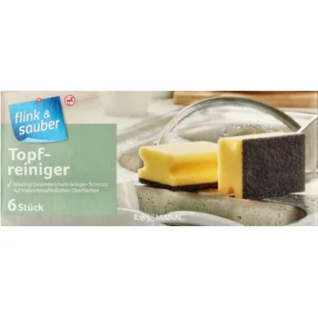 Houbička Flink & sauber houbička na nádobí 6 ks