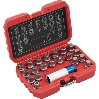 Sada nářadí 21dílná sada nářadí na bezpečnostní šrouby kol pro vozy BMW - 8718475725640