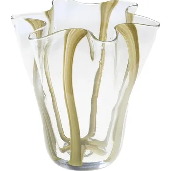 Váza Dekorativní váza home & lifestyle 18.5 cm 166386 zelená 77A