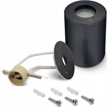 Stropní svítidlo přisazené Kobi 6 W GU10 9,5 cm černé