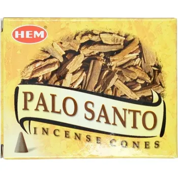 Čajovna INDICKÉ KUŽELOVÉ VONNÉ TYČINKY PALO SANTO HEM 10 ks VONNÉ TYČINKY