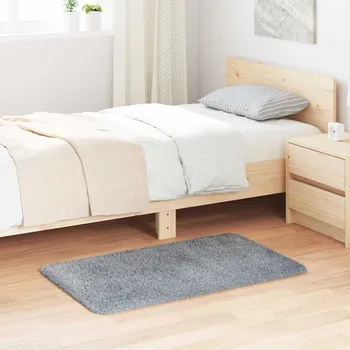 Koberec Koberec Shaggy s vysokým vlasem NAVARRA stříbrošedý 60x100 cm - 8721158557988